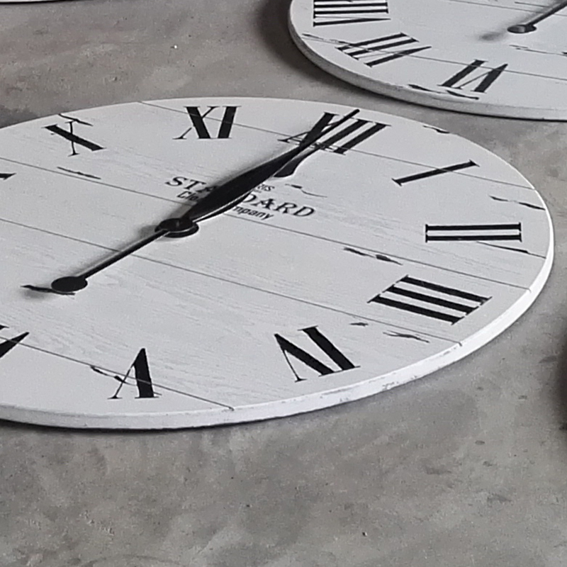 the clock hands of the 36 inches wall clock