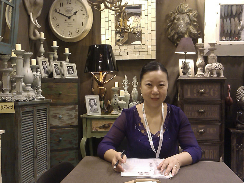 retro wooden furniture in Hongkong Mega Show